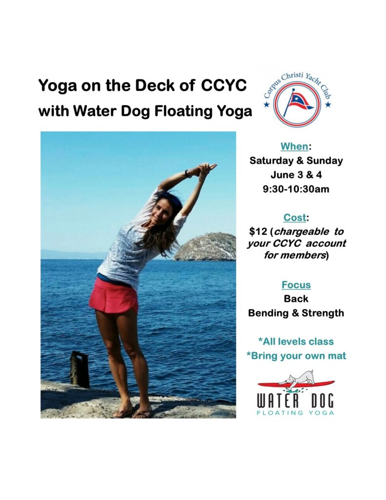 Yoga at the yacht club