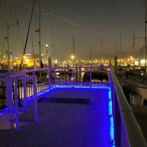 Night yoga at Water Dog