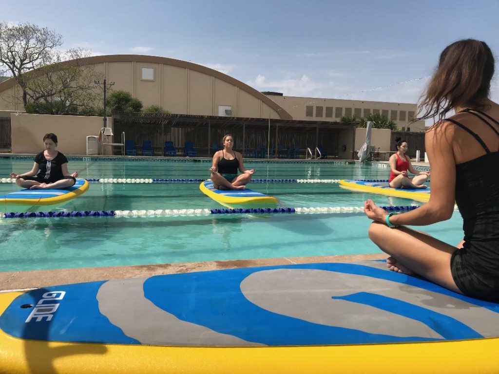 Water Dog CC Pool SUP YOga