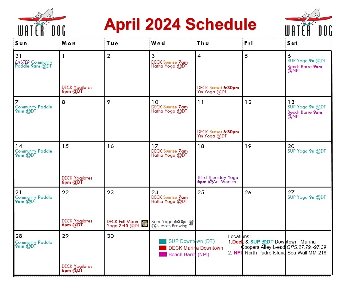 2024 4 Apr calendar