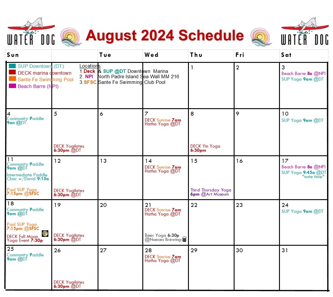 2024 8 Aug calendar