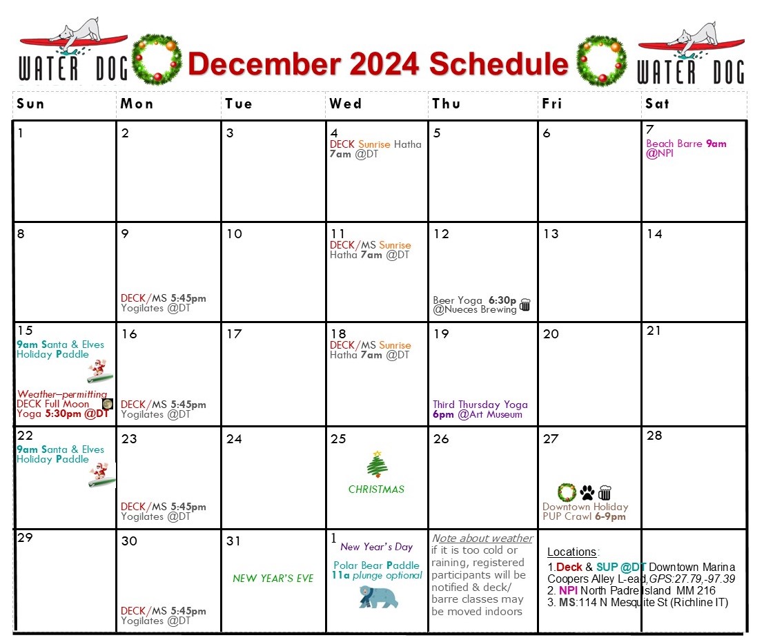 2024 12 Dec calendar