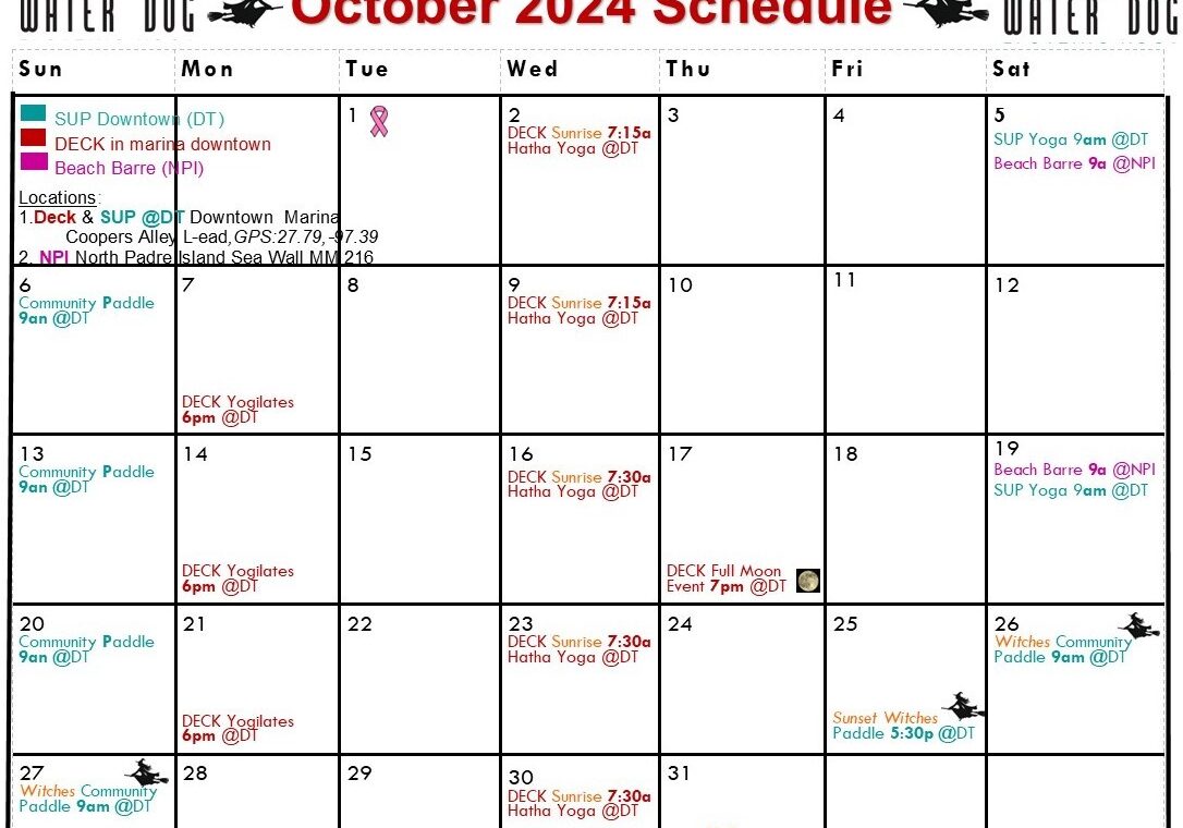 2024 10 Oct calendar