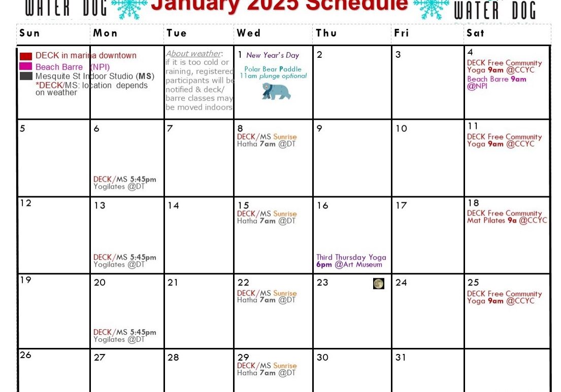 2025 1 Jan calendar