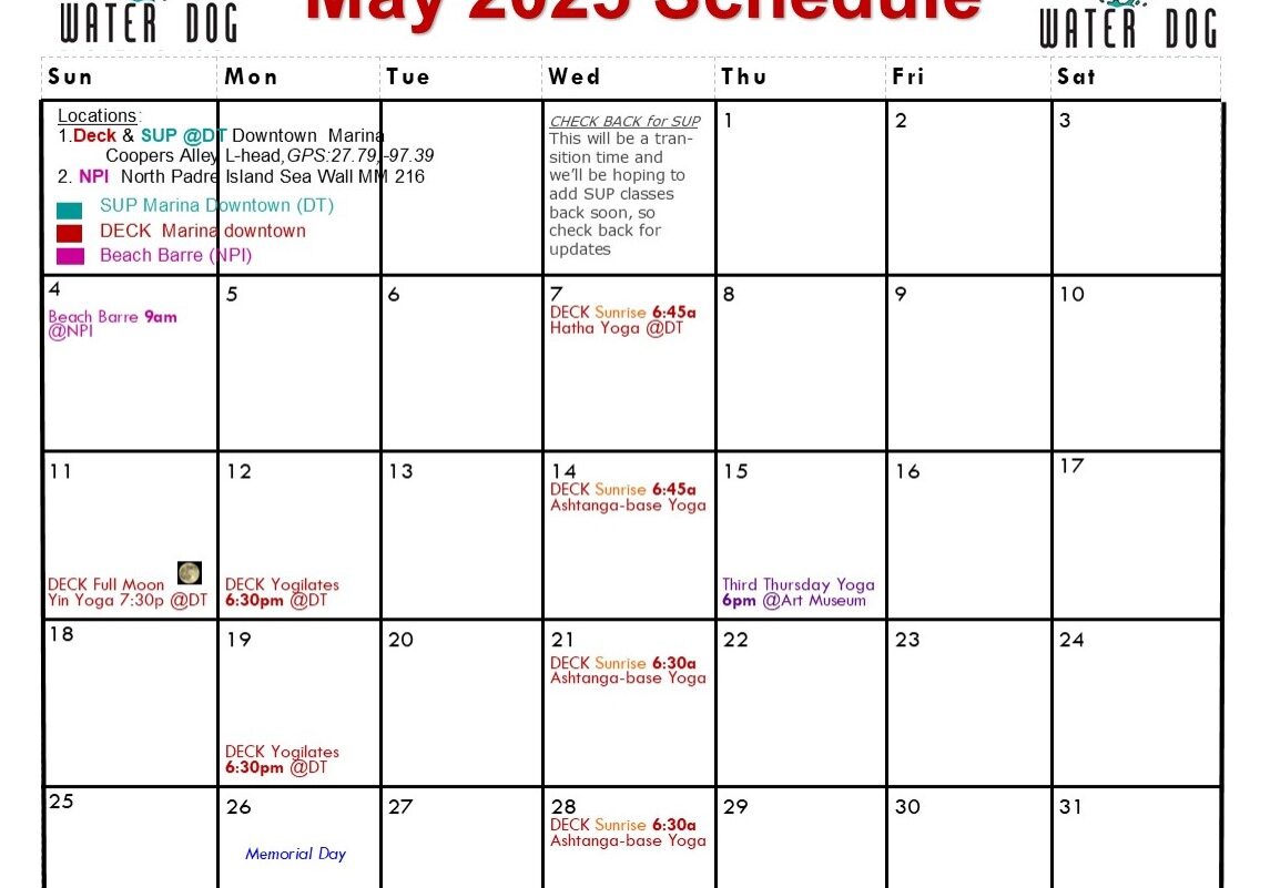 2025 5 May calendar