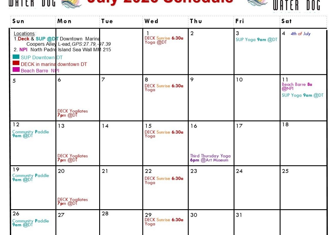 2026 7 July calendar