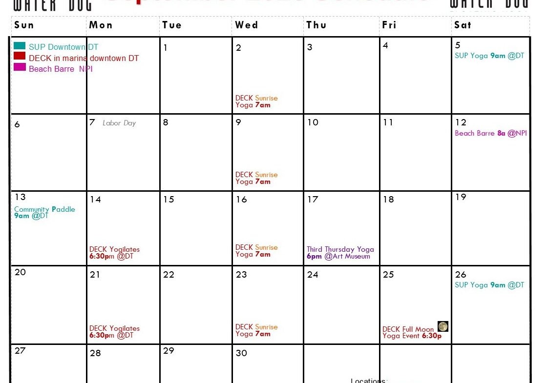 2026 9 Sept calendar