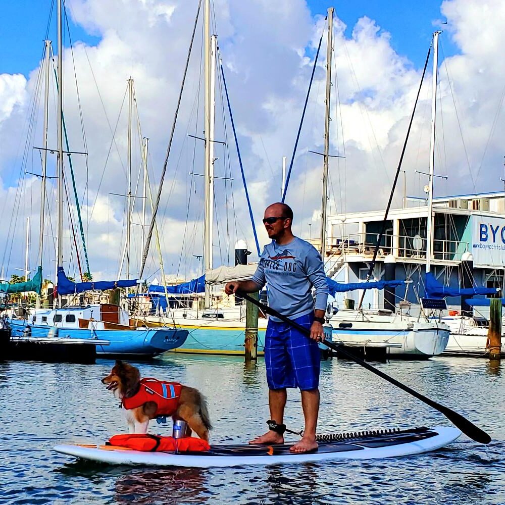 SUP with your PUP at Water Dog in Corpus Christi